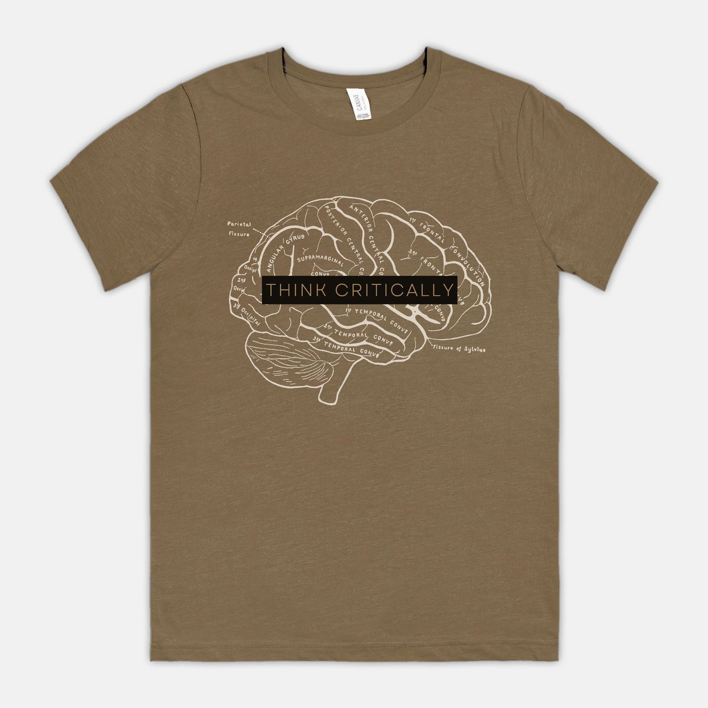 Think Critically Heather T-shirt